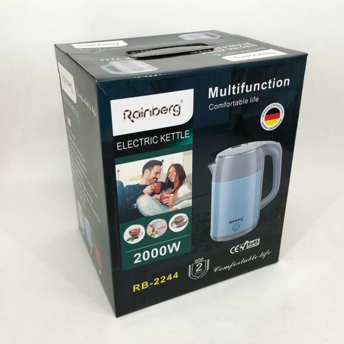 Електричний чайник з індикатором живлення, Стильний електричний чайник для дому зручний FJ-43