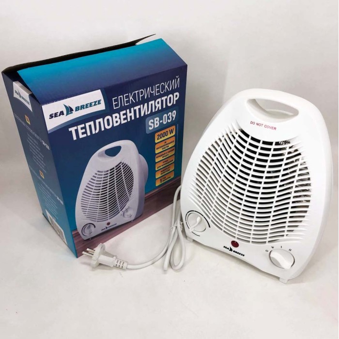 Потужний тепловентилятор для квартири, Дуйка електрична підлогова, Підлоговий тепловентилятор дуйка TQ-12