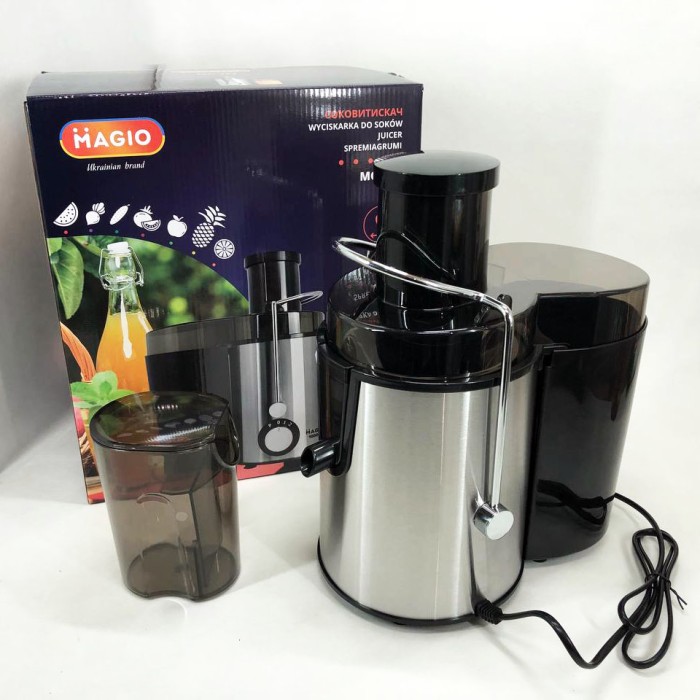 Соковижималка для фруктів та ягід MAGIO MG-187 1000 Вт, Соковижималка для ананасів XF-79