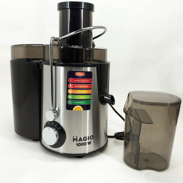 Соковижималка на склянку MAGIO MG-187 1000 Вт, Соковижималка для твердих овочів і фруктів AD-48