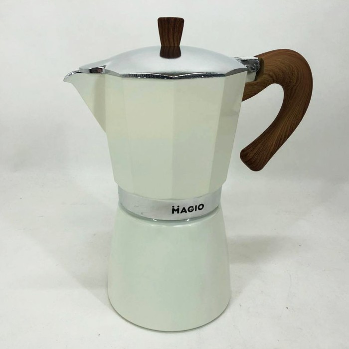 Кавоварка для плити Magio MG-1009 450 мл, Гейзерна кавоварка 3 чашки, Гейзерна турка UC-828 для кави