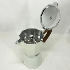 Кавоварка для плити Magio MG-1009 450 мл, Гейзерна кавоварка 3 чашки, Гейзерна турка UC-828 для кави