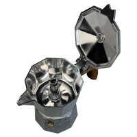 Кафеварка гейзерна Magio MG-1010 150 мл, гейзерна кавоварка для плити, кавник гейзерний