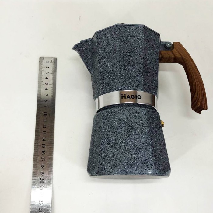 Гейзерна кавоварка гарної якості, Кавоварка для плити, Кавник гейзерний Практична SP-16