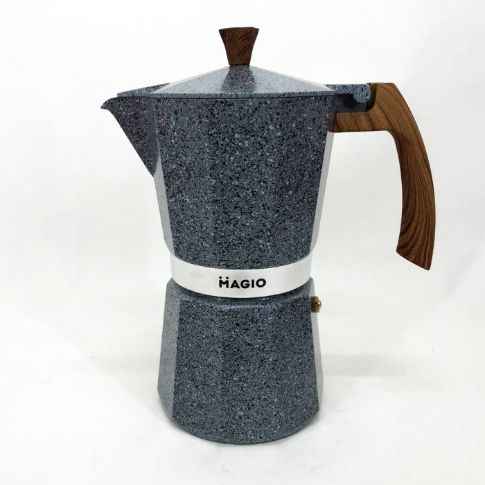 Гейзерна кавоварка Magio MG-1012 450 мл, кавоварка для дому, турка гейзерна для кави, кавник гейзерний