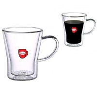 Чашки з подвійним дном для чаю, Набір чашок з подвійними стінками 2 шт Чашки подвійними стінками YZ-22