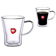 Чашки з подвійним дном для чаю, Набір чашок з подвійними стінками 2 шт Чашки подвійними стінками YZ-22