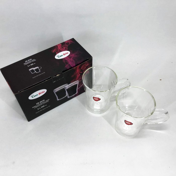 Склянка з подвійними стінками подвійним дном Con, Скляні стакани з подвійними стінками WI-64