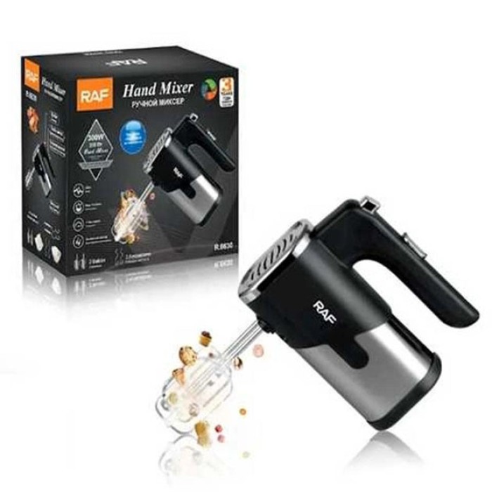 Потужний міксер для дому ручний RAF R-6630 300 Вт, Міксер двовіночковий побутовий AU-62