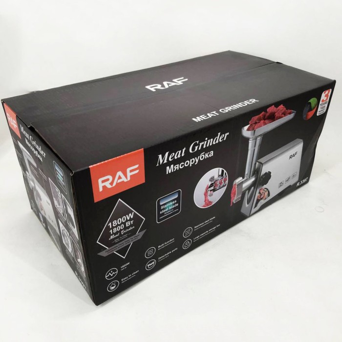 М'ясорубка автомат RAF, Мощная компактная мясорубка для дома, М'ясорубки професійні RF-28