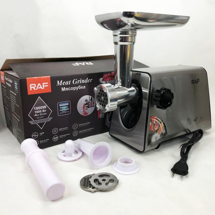 М'ясорубка автомат RAF, Мощная компактная мясорубка для дома, М'ясорубки професійні RF-28