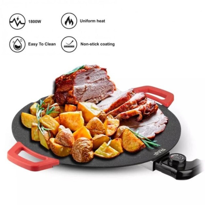 Кухонний гриль для м'яса, Електрогриль настільний для м'яса, Універсальний гриль побутовий AJ-76