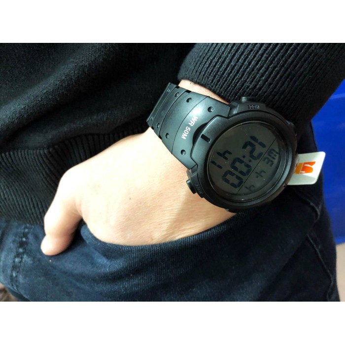 Годинник чоловічий спортивний з крокоміром SKMEI, Годинник для військового і відпочинку MD-92