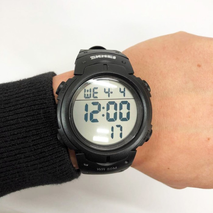 Годинник чоловічий спортивний з крокоміром SKMEI, Годинник для військового і відпочинку MD-92