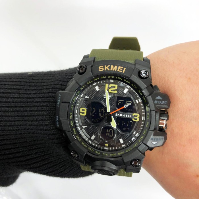 Повсякденні спортивні годинники SKMEI, Тактичні армійські годинники водонепроникні TR-16