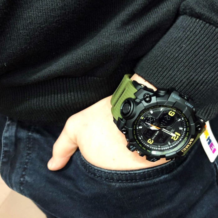 Повсякденні спортивні годинники SKMEI, Тактичні армійські годинники водонепроникні TR-16