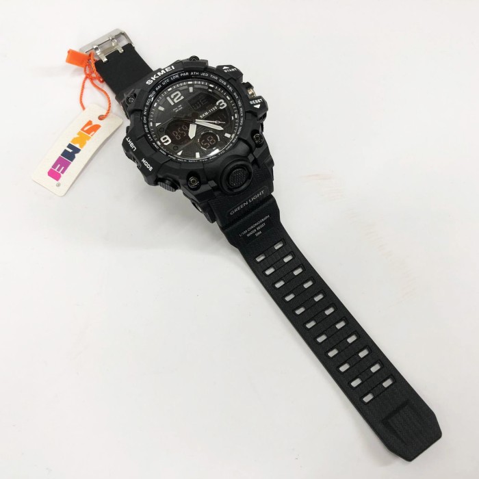 Цифровий годинник для активного способу життя SKMEI 1155BBK, Годинник армійський оригінал SZ-68