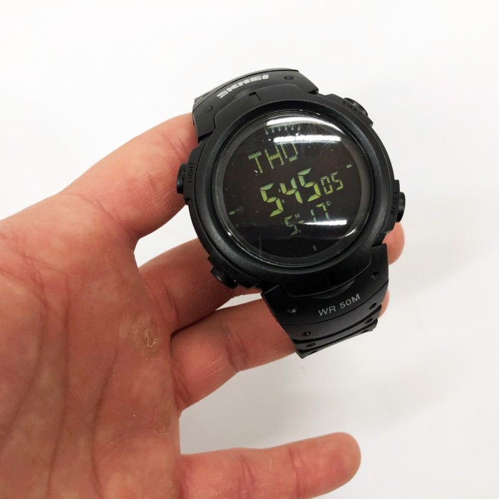 Протиударні годинники SKMEI 1231BK, Спортивні годинники з секундоміром Захисні тактичні FP-55