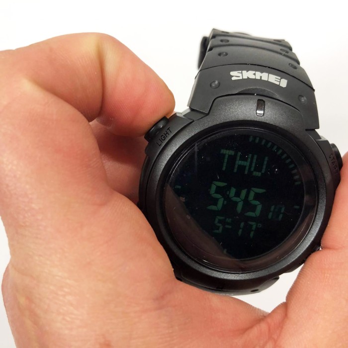 Протиударні годинники SKMEI 1231BK, Спортивні годинники з секундоміром Захисні тактичні FP-55