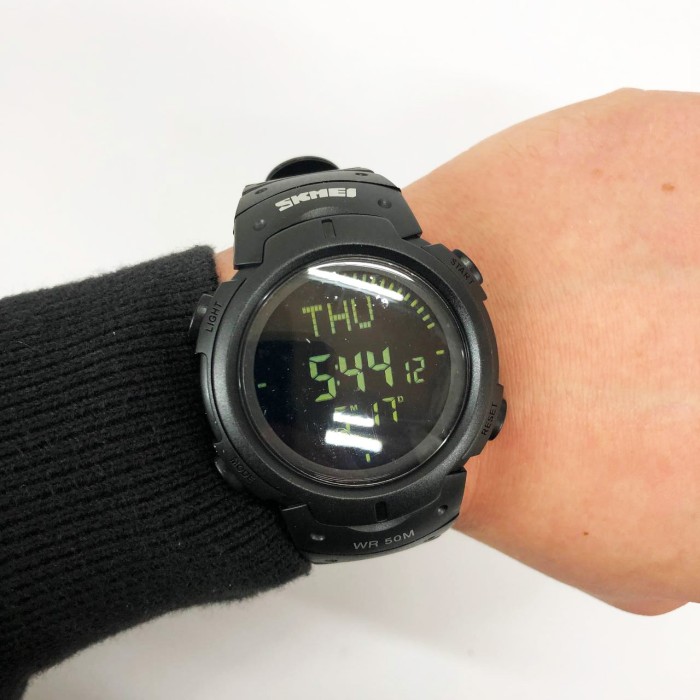 Протиударні годинники SKMEI 1231BK, Спортивні годинники з секундоміром Захисні тактичні FP-55