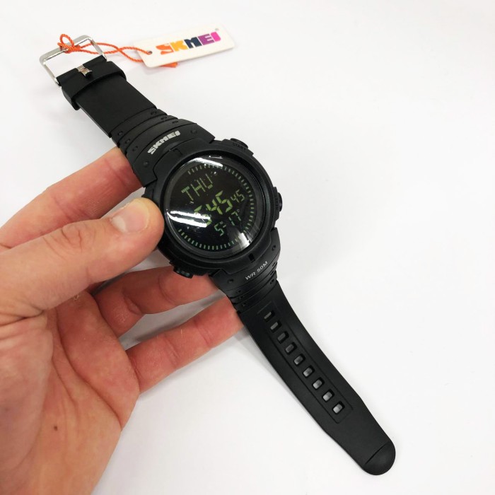 Протиударні годинники SKMEI 1231BK, Спортивні годинники з секундоміром Захисні тактичні FP-55