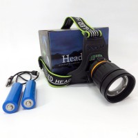 Потужний універсальний акумуляторний налобний ліхтар, Налобний ліхтар з usb зарядкою MK-93