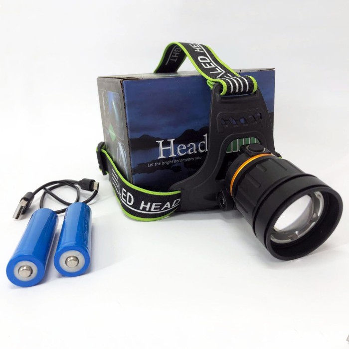 Потужний універсальний акумуляторний налобний ліхтар, Налобний ліхтар з usb зарядкою MK-93