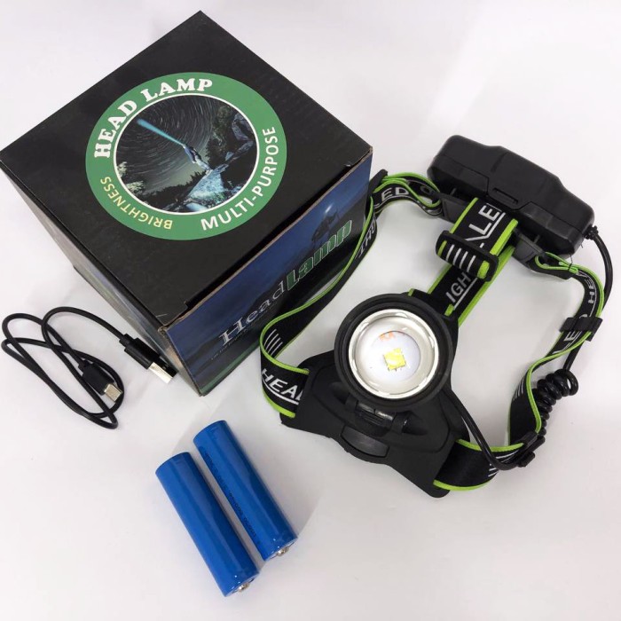 Потужний універсальний акумуляторний налобний ліхтар, Налобний ліхтар з usb зарядкою MK-93