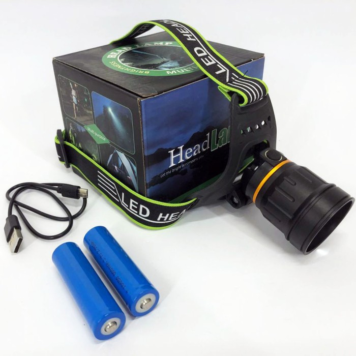 Потужний універсальний акумуляторний налобний ліхтар, Налобний ліхтар з usb зарядкою MK-93