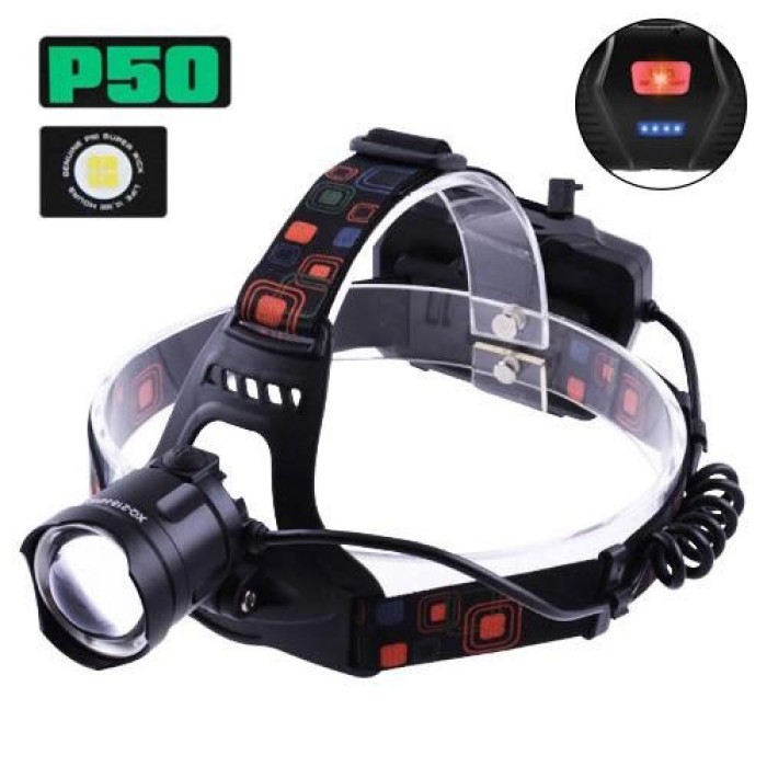 Ліхтарик налобний потужний X-Balong, Налобний ліхтар з акумулятором, Ліхтар на лоб потужний RA-63
