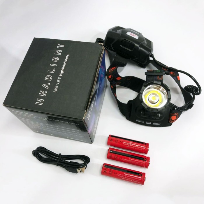 Ліхтарик налобний потужний X-Balong, Налобний ліхтар з акумулятором, Ліхтар на лоб потужний RA-63