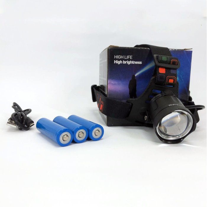 Головний ліхтарик X-Balong XQ-219-HP50, Потужний ліхтар для риболовлі, Ліхтарик налобник FV-77