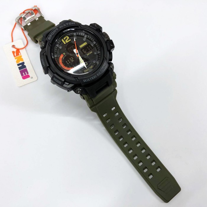 Військові годинники з батарейкою, Годинники для чоловіків з водозахистом спортивні скмей HO-54