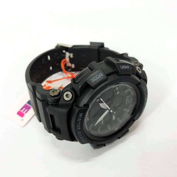Годинник наручний чоловічий SKMEI 1343BK BLACK, годинник тактичний протиударний. Колір: чорний