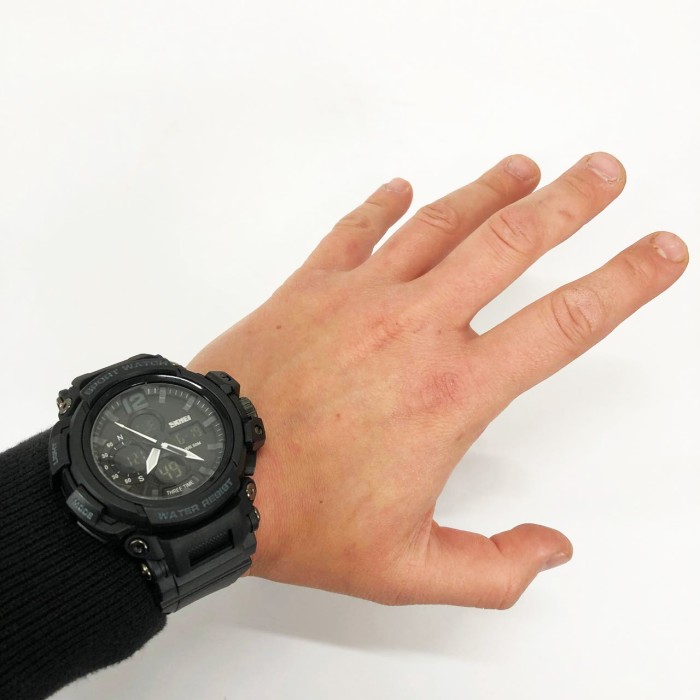 Спортивні наручні годинники SKMEI, Хороші наручні годинники чоловічі Армійські протиударні PW-15