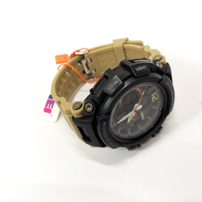 Годинник армійський для ЗСУ SKMEI 1343KH KHAKI, Стильний тактичний годинник для чоловіка EJ-61