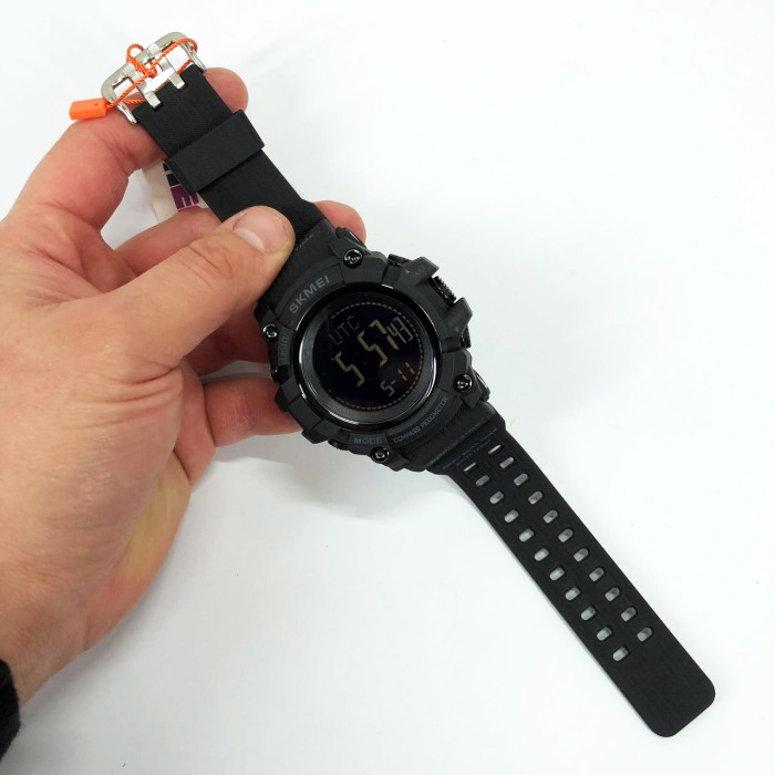 Годинник тактичний протиударний SKMEI 1356BK BLACK, Годинник армійський скмей, PB-586 Водонепроникний годинник
