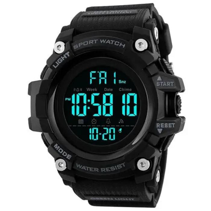 Наручний годинник для військових SKMEI 1384BK BLACK, Армійський годинник топ, GH-149 Годинники спортивні