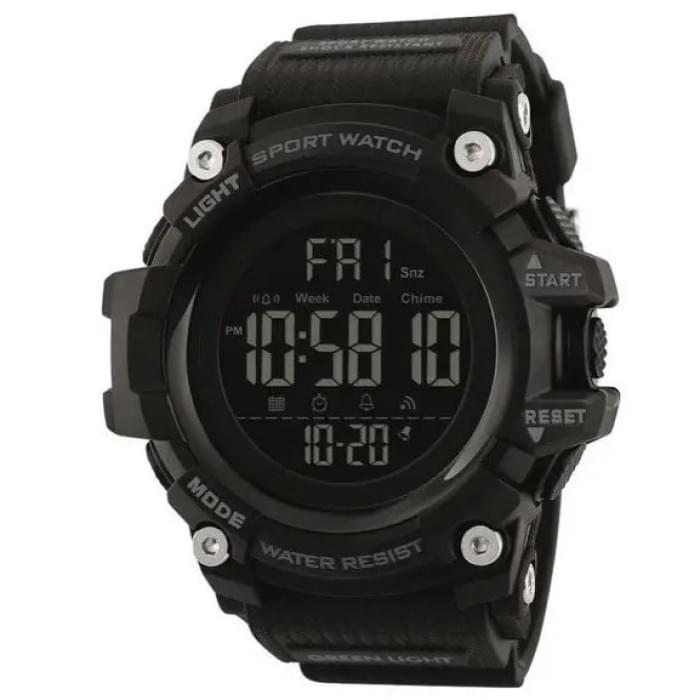 Наручний годинник для військових SKMEI 1384BK BLACK, Армійський годинник топ, GH-149 Годинники спортивні