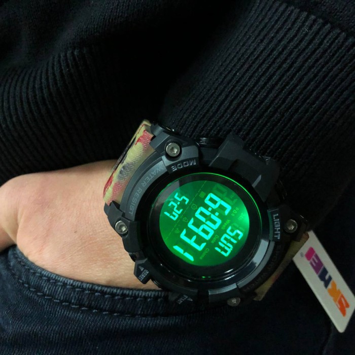 Армійські наручні годинники для чоловіків SKMEI 1384CMRD, Годинники на руку для військових LC-14