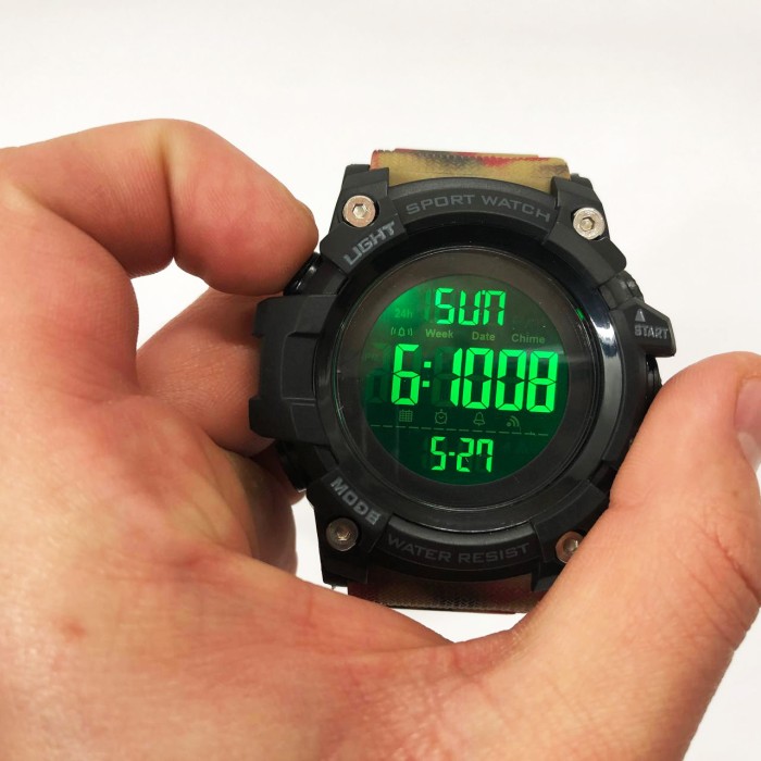 Армійські наручні годинники для чоловіків SKMEI 1384CMRD, Годинники на руку для військових LC-14