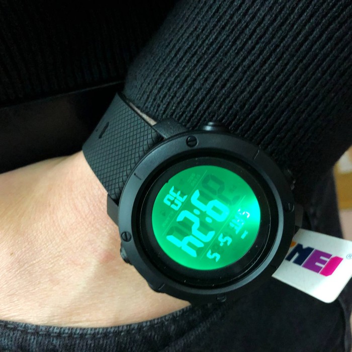 Простий електронний годинник наручний чоловічий SKMEI, Годинник армійський оригінал YT-32