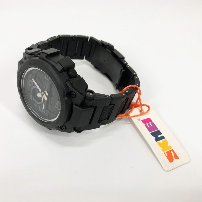Чоловічий водостійкий кварцовий годинник SKMEI 1452BK BLACK, Годинник RK-428 армійський оригінал