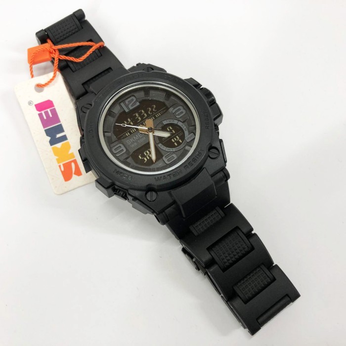 Чоловічий водостійкий кварцовий годинник SKMEI 1452BK BLACK, Годинник RK-428 армійський оригінал
