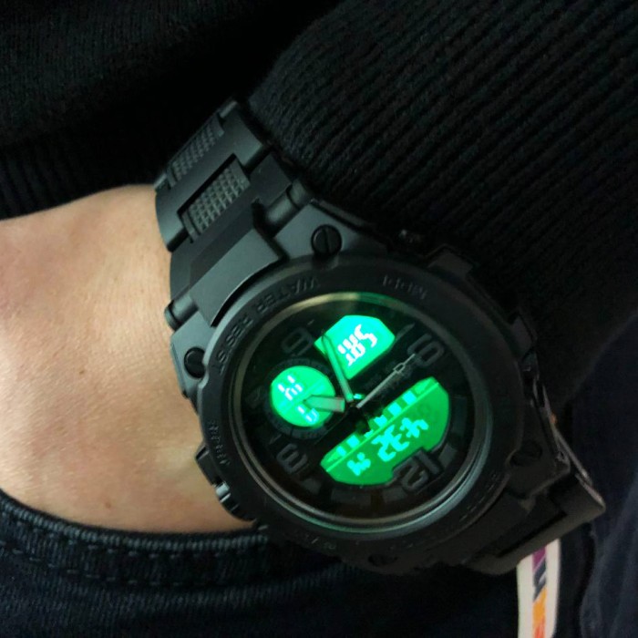Чоловічий водостійкий кварцовий годинник SKMEI 1452BK BLACK, Годинник RK-428 армійський оригінал