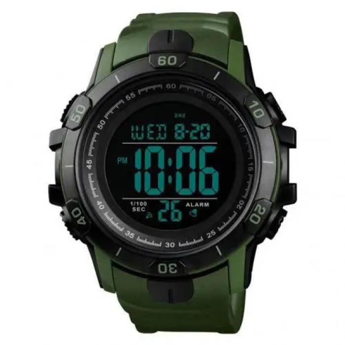 Годинник наручний чоловічий SKMEI 1475AG ARMY GREEN, брендовий чоловічий годинник, годинник для чоловіка. Колір: зелений