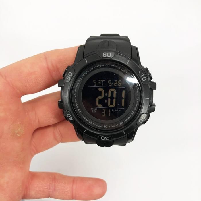 Хороший наручний годинник чоловічий SKMEI 1475BK BLACK, Військовий LI-369 тактичний годинник