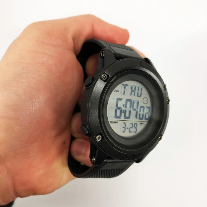 Годинник наручний чоловічий SKMEI 1508BKWT BLACK, годинник наручний електронний тактичний. Колір: чорний
