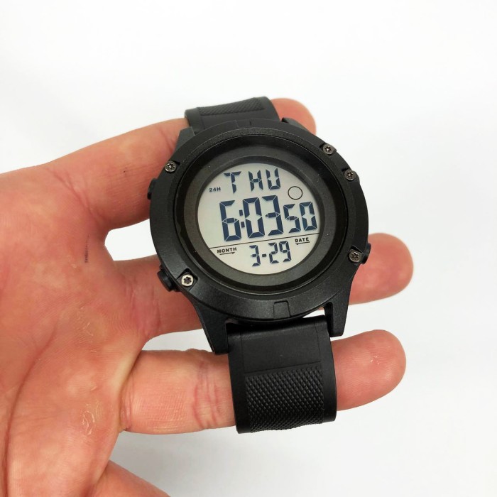 Водонепроникний годинник 50 м SKMEI 1508BKWT BLACK, Водонепроникний електронний годинник ST-41