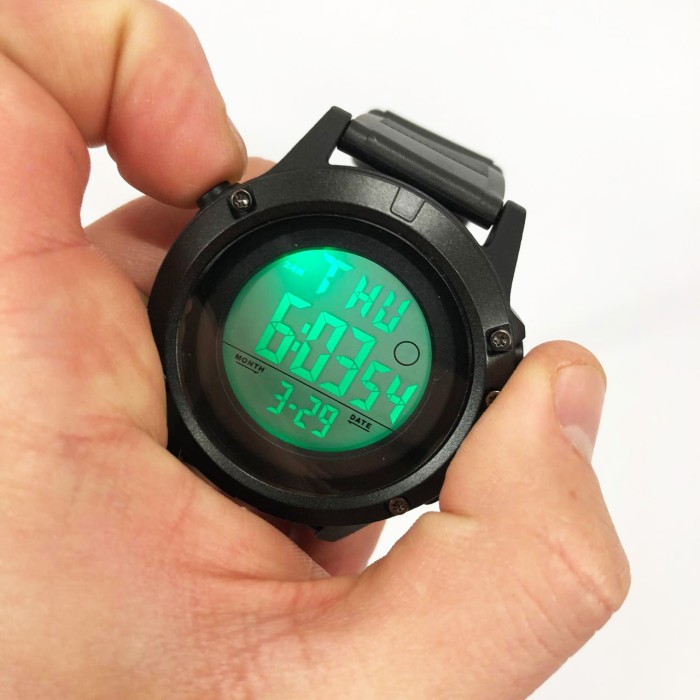 Водонепроникний годинник 50 м SKMEI 1508BKWT BLACK, Водонепроникний електронний годинник ST-41